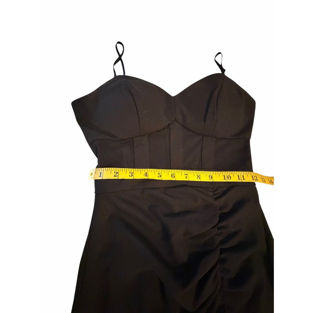 Windsor Black Illusion Gown - Size S - Picture 4 of 16